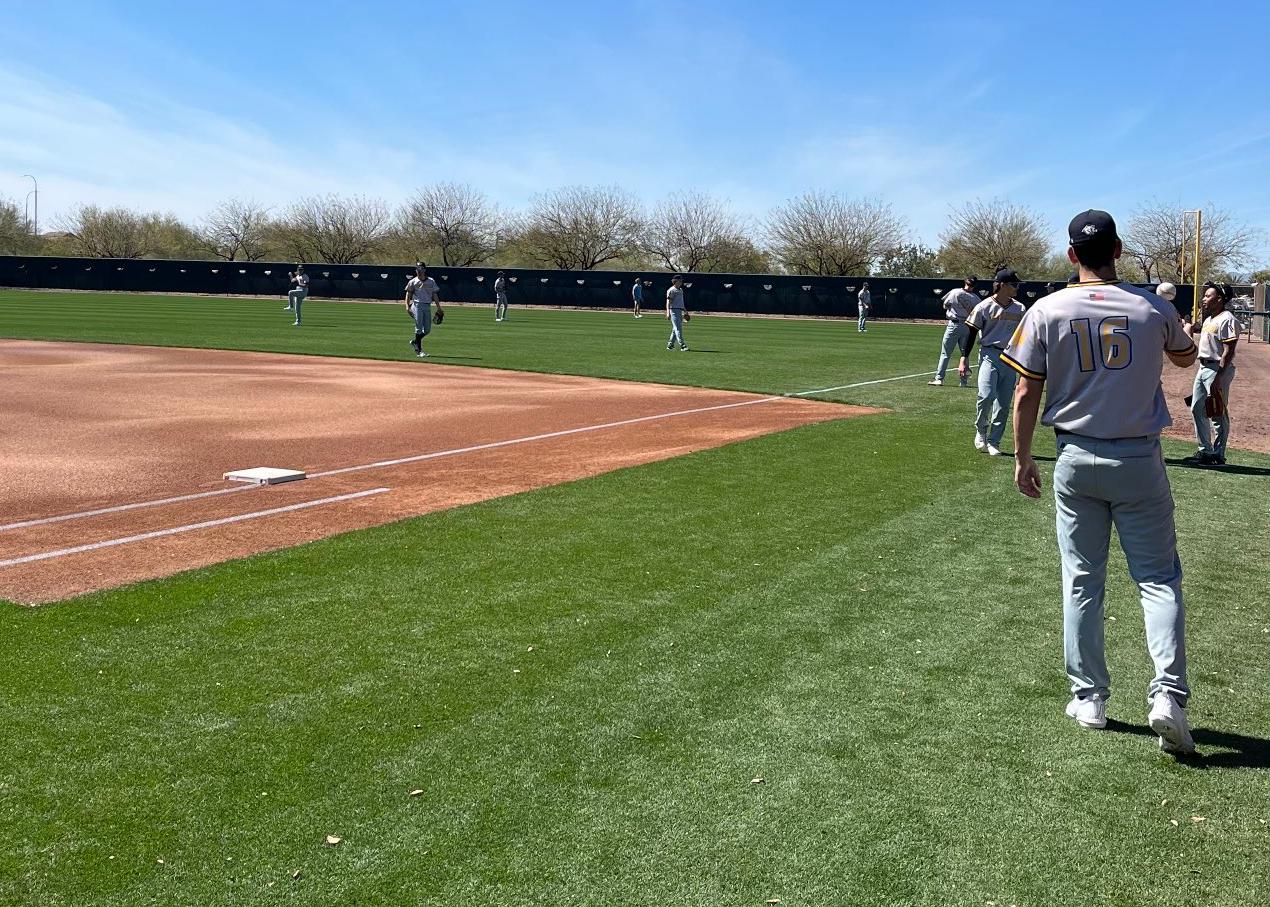 Action in Phoenix (from WNCC Baseball twitter). 