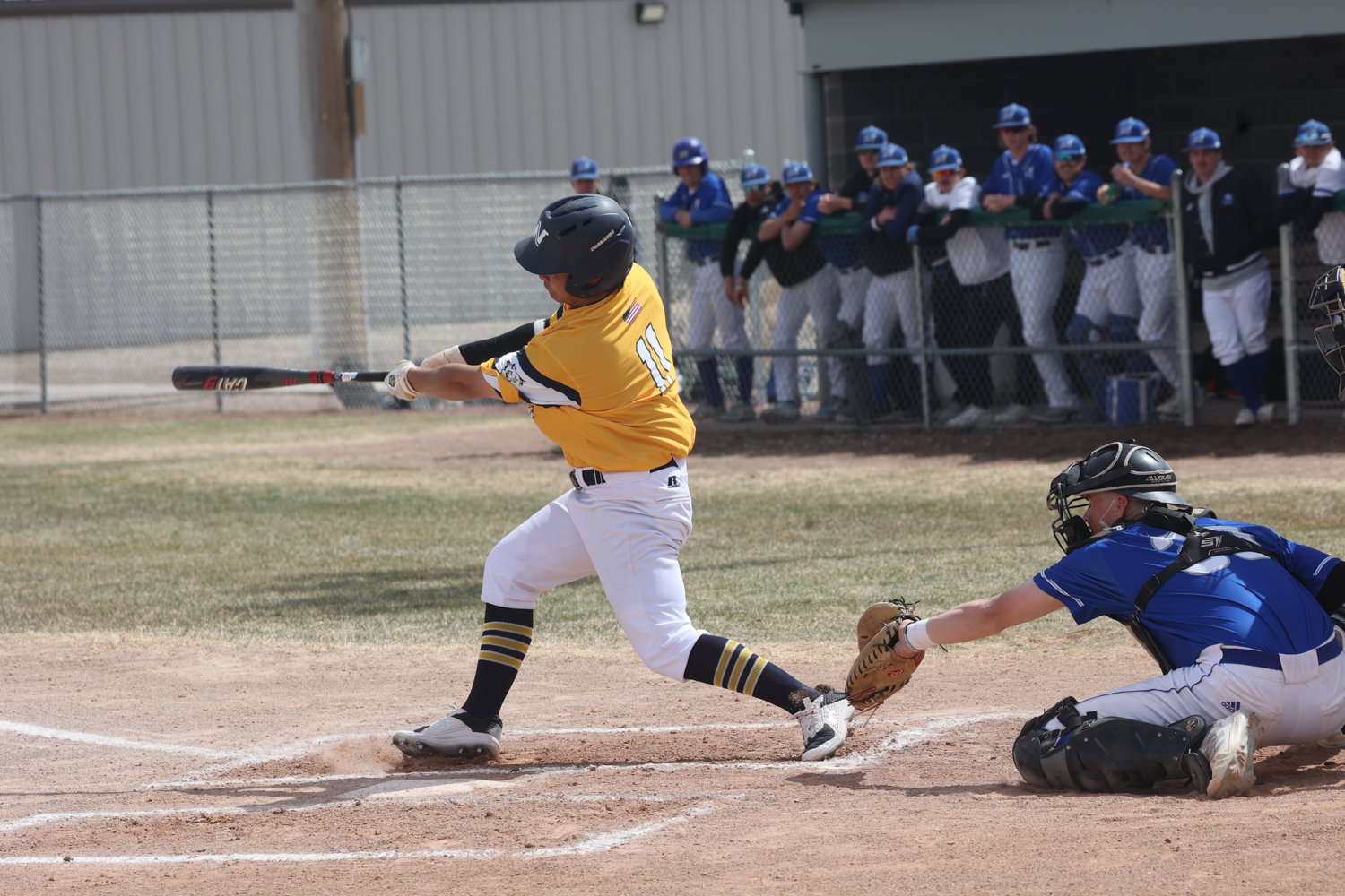 Action against McCook on Saturday.