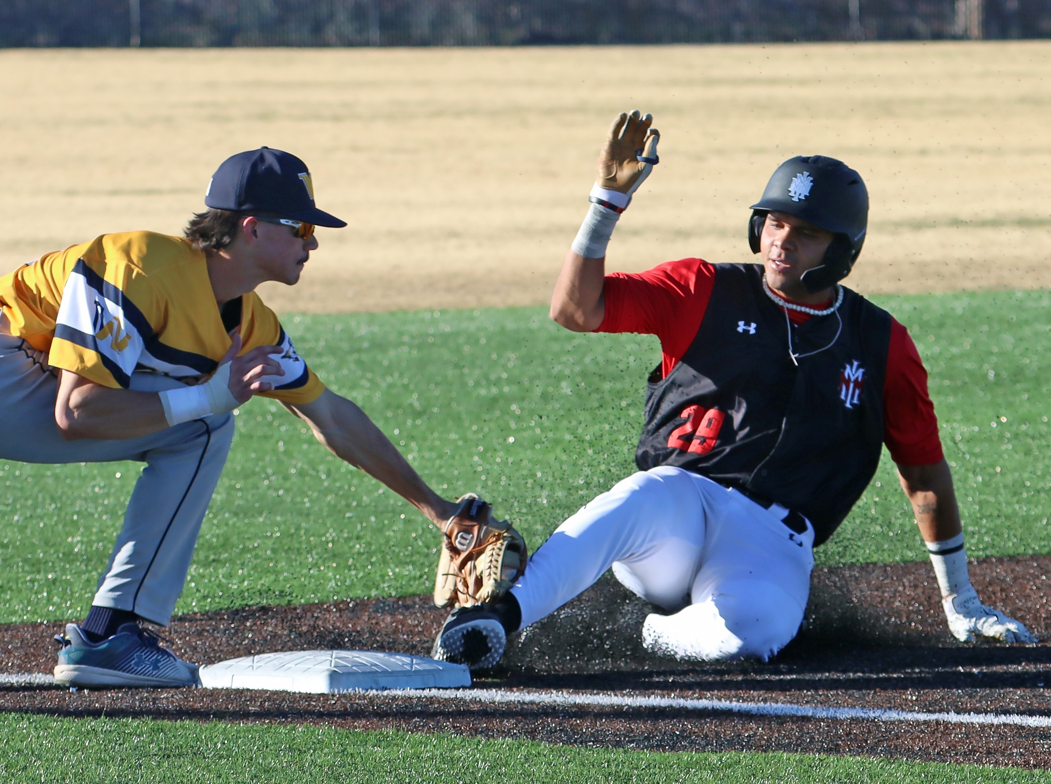 Action from Saturday against NMMI. (photo courtest of NMMI sports Facebook page)