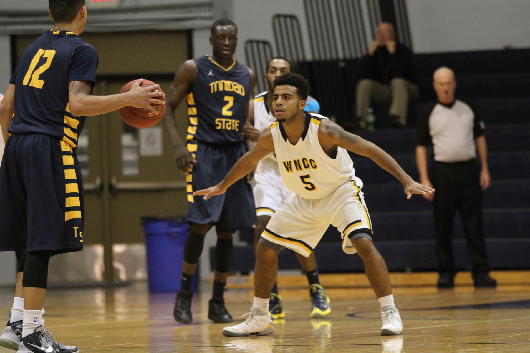 Trinidad tops WNCC men on last second shot