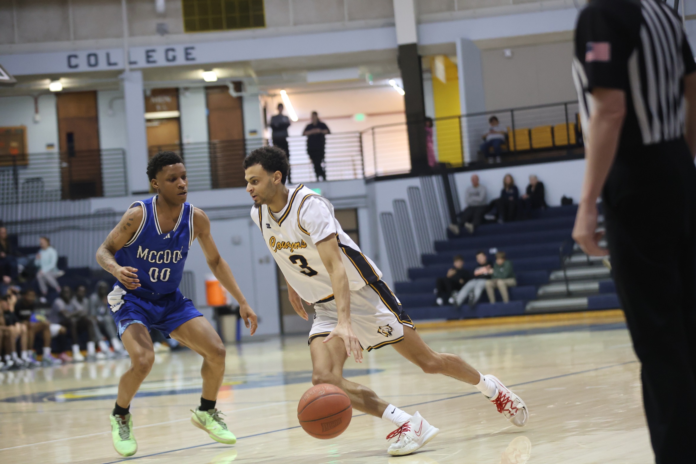 Kellon Harris drives to the bucket late in the game against McCook on Friday.