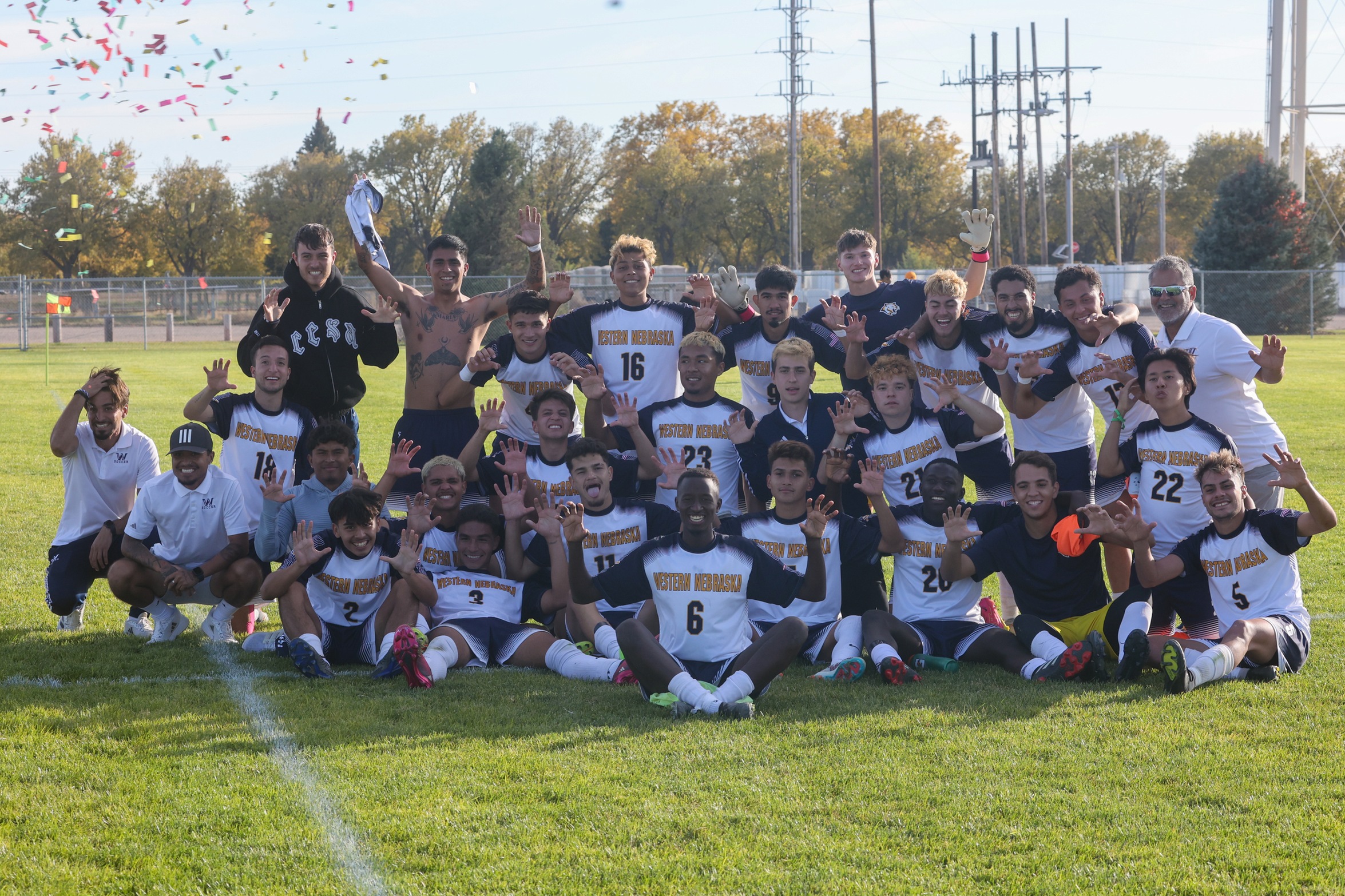 Team after the win.