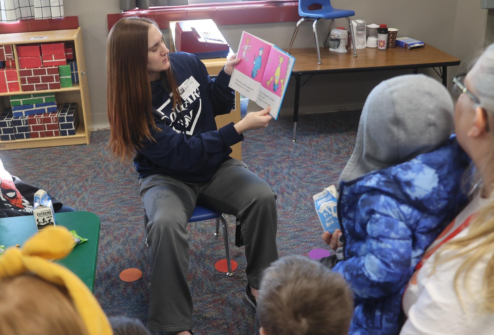Erin Hurst reading Dr. Seuss.