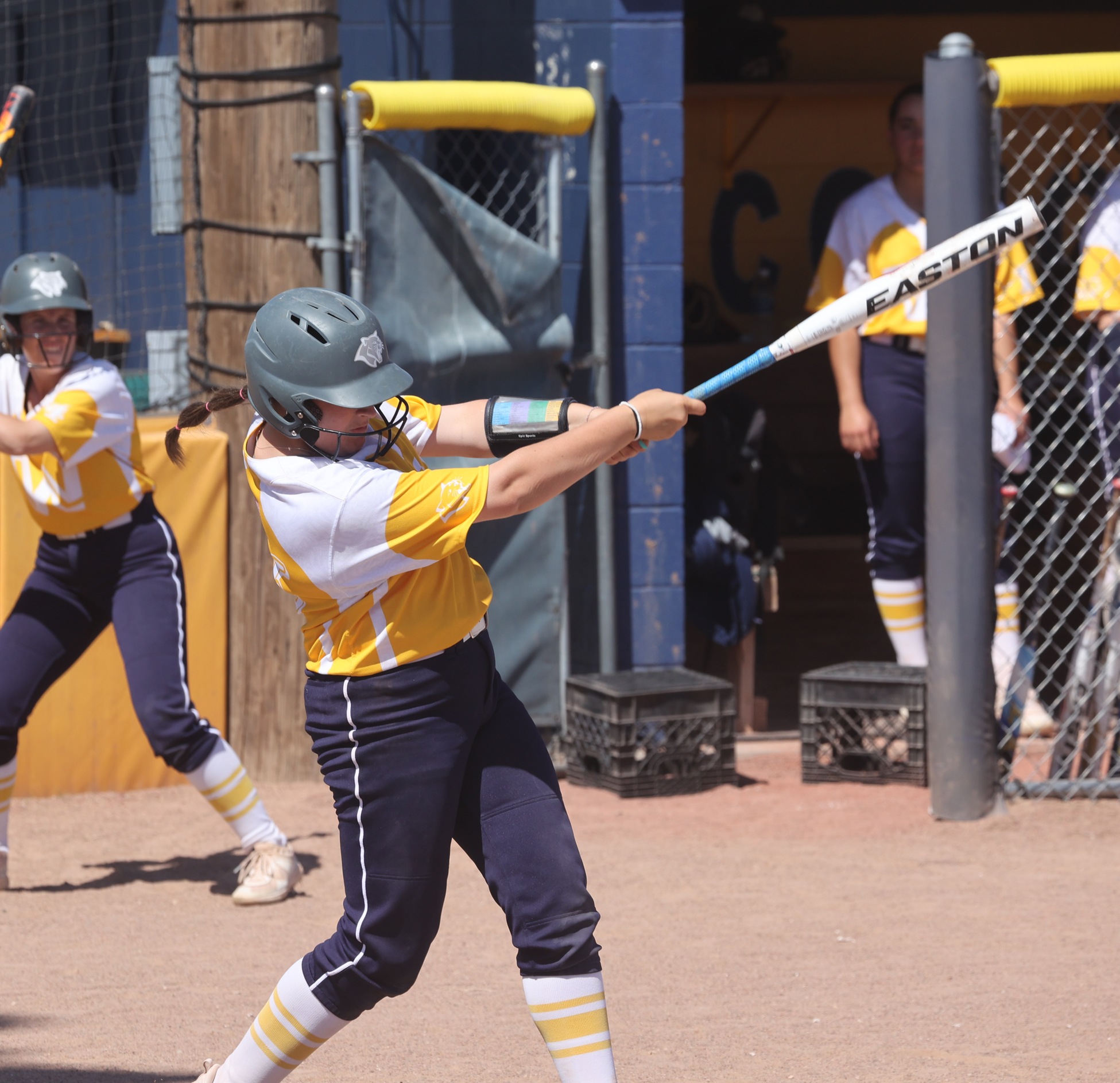 Action from WNCC and Luna first game on Sunday.