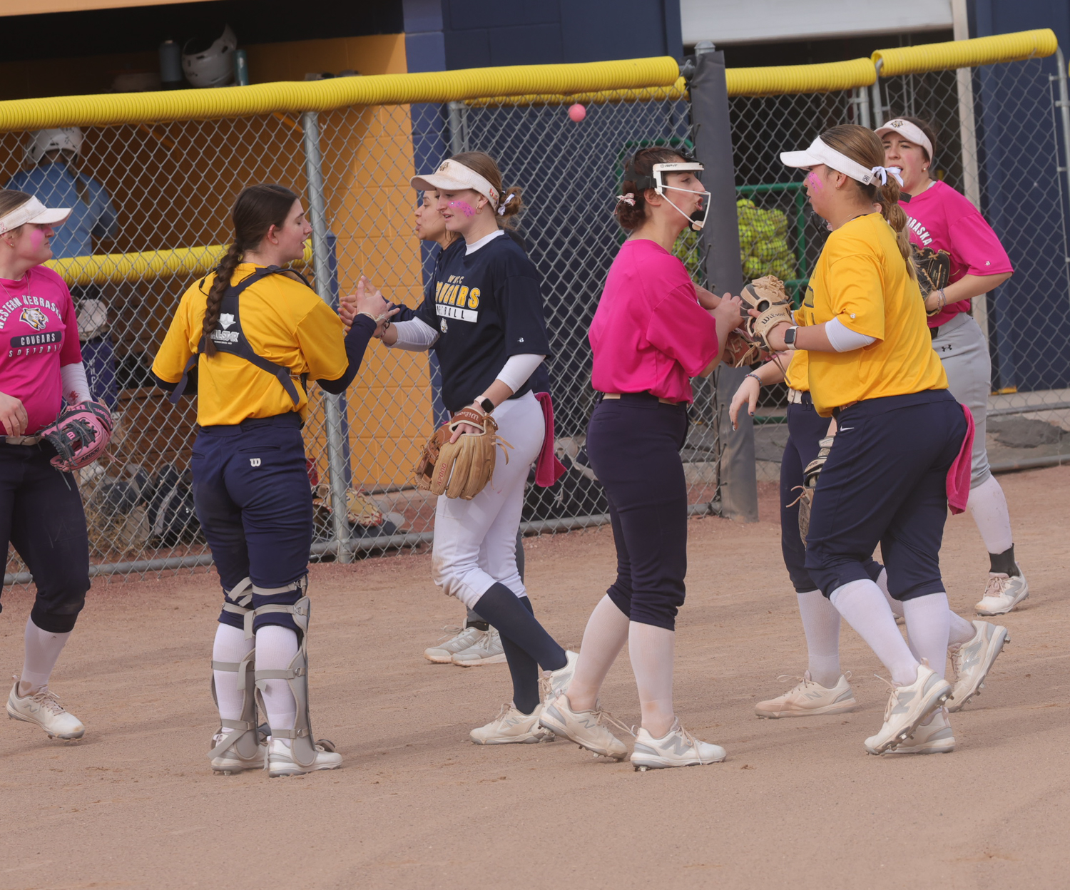 Scrimmage action in January.