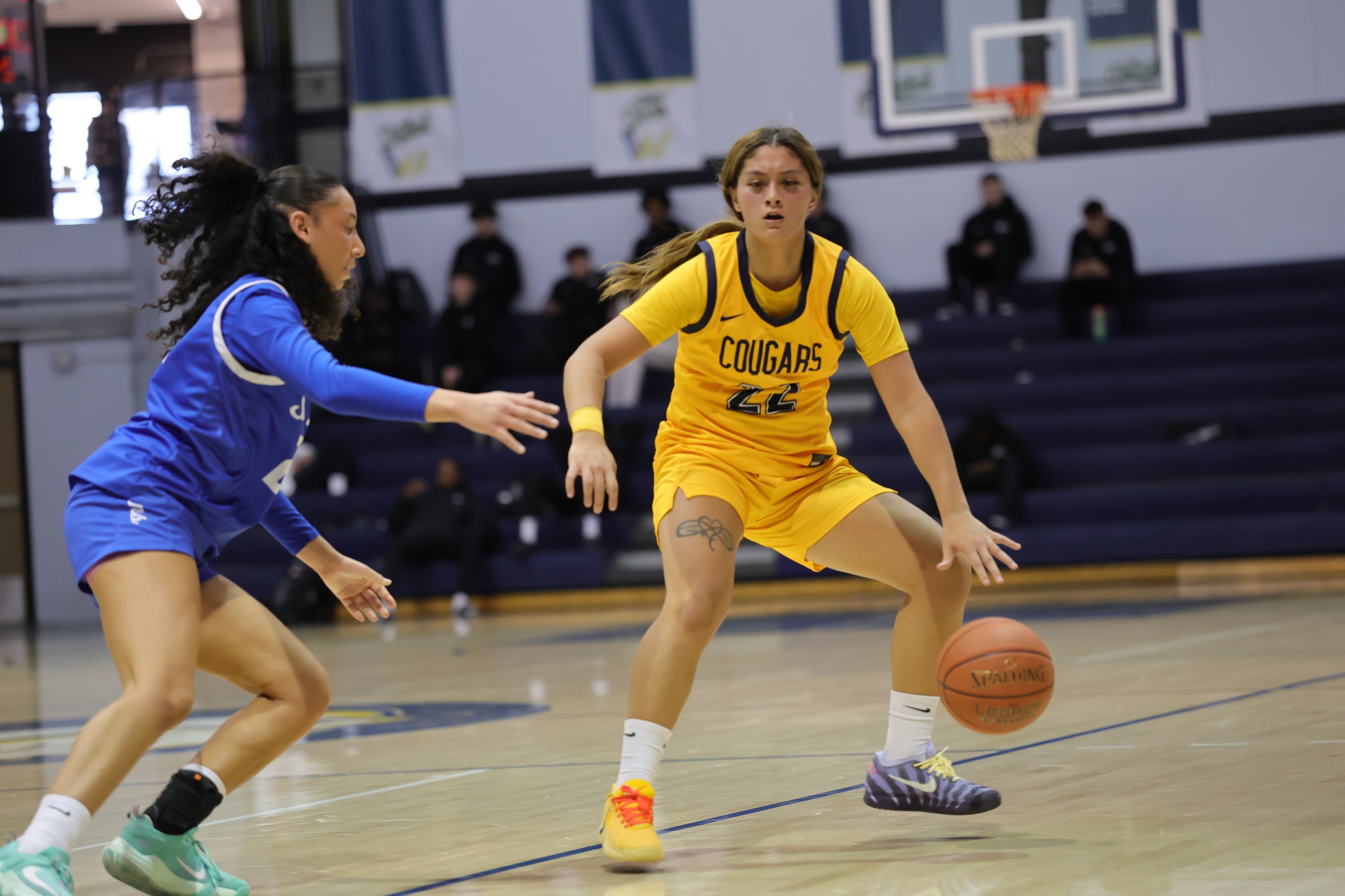 WNCC's Veralya Aviles dribbles the ball and looks to make a move in the game with Salt Lake on Saturday.