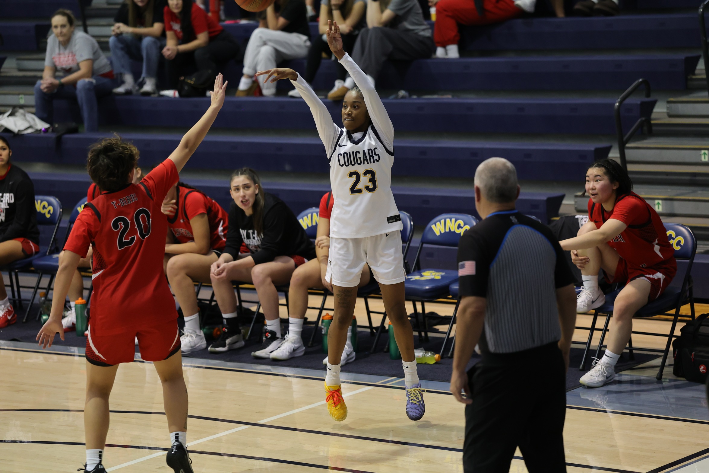 Action when Casper came to WNCC to play earlier in November.