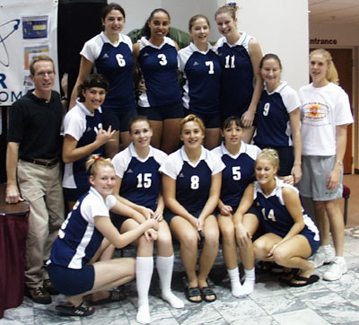 2001 Cougar Volleyball Team
